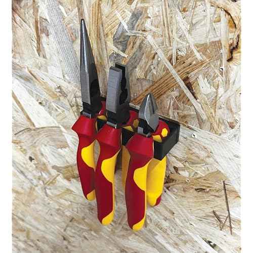 StealthMounts Wall Hive System Open Holder | 6 Pack | Mounts for Tools Storage | Made in The UK
