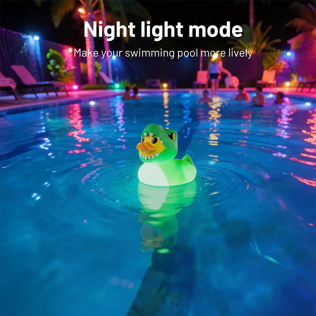 Solar Pool Chlorine Floater Pool Light Green Dino ChIorine Tablet Floater 3 Inch Floating ChIorine Dispenser for Summer Party Decorations Hot Tub SPA(Chlorine Tablets Not Included) GR03