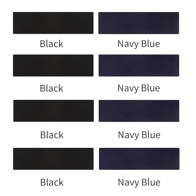 Fishinsea 8 Pack Sport Headbands for Women, Elastic Soft Fabric Non-Slip Hair Bands Hair Warp for Daily Workout Yoga Running Sports, Combo 12