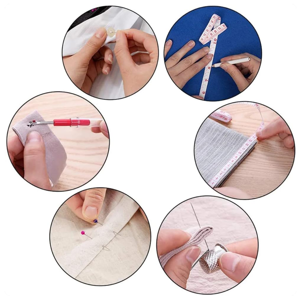 FNV Sewing kit, 229 pcs Sewing Accessories, Friendly for Beginner and Professional for Worker, Suitable for Travel, Home, School and DIY Gift, Needles, Scissors, 41XL Thread Spools