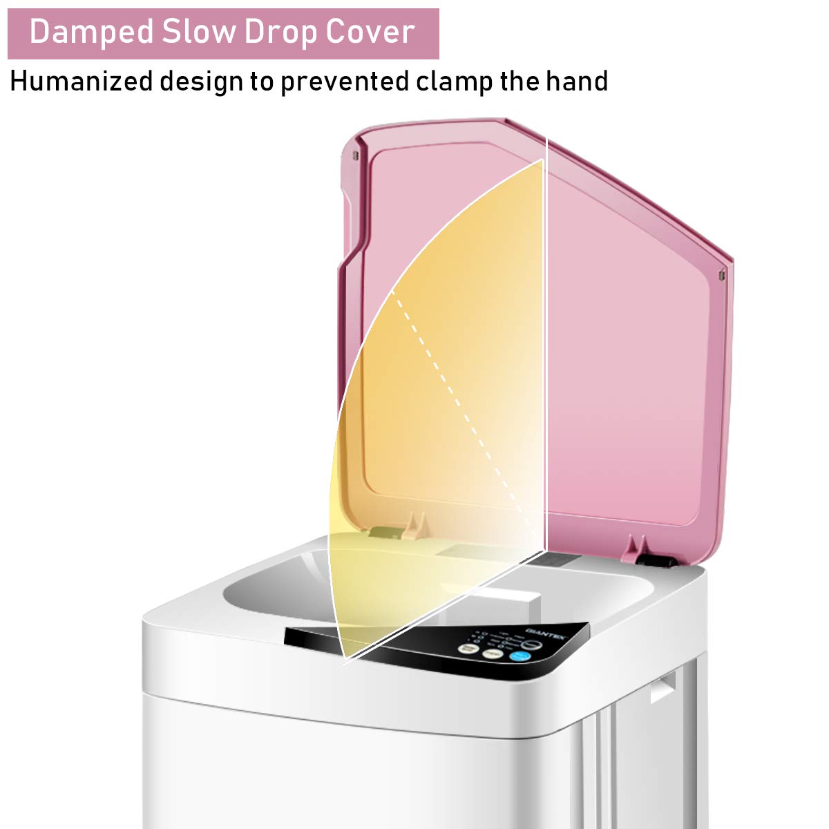 Giantex Full-Automatic Washing Machine Portable Washer and Spin Dryer 7.7 lbs Capacity Compact Laundry Washer with Built-in Barrel Light Drain Pump and Long Hose for Apartments Camping (White & Pink)