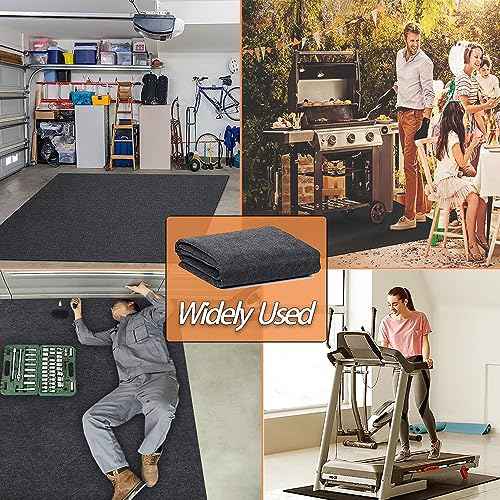 10.2 * 8.2 FT Outdoor Storage Shed Mat, Waterproof Storage Shed Flooring Mat, Anti-Slip Patio Furniture Floor Scratch Prevention Mat, Dustproof Outdoor Carport Mat
