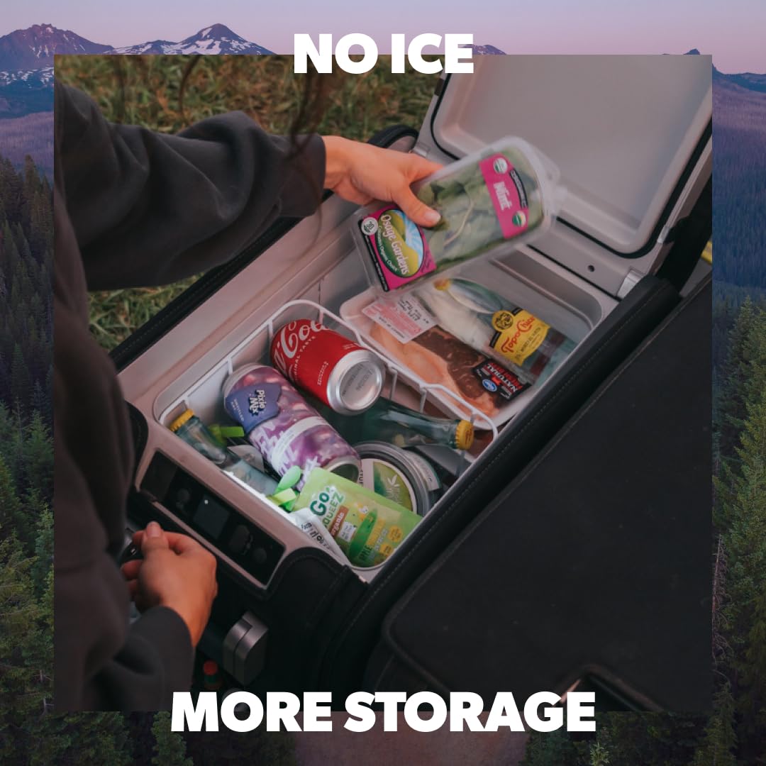 Dometic CFX3 25-Liter Portable Refrigerator and Freezer, Powered by AC/DC or Solar