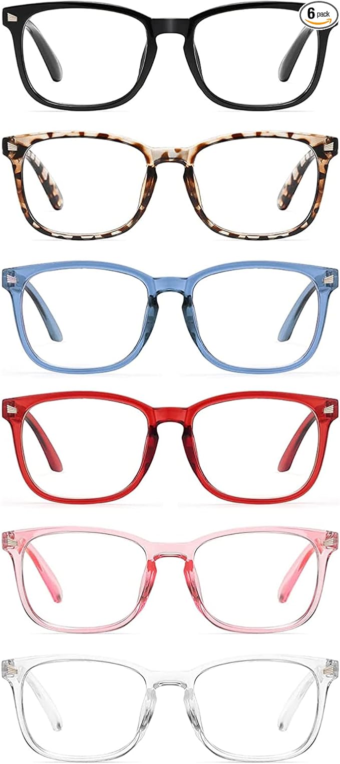CCVOO Reading Glasses for Women/Men, Eyeglasses, Blue Light Readers for Women/Men, Computer Eye Glasses, Cheaters