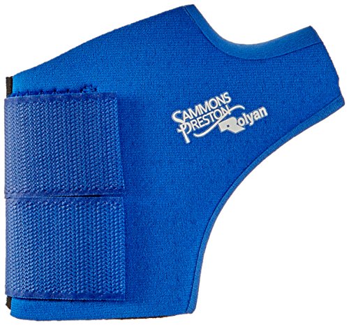 Rolyan Neoprene Wrap On Thumb Support, Wrist Compression Sleeve, Thumb Support, Thumb Brace Maximum Hand Function, Brace Support for Thumb Sprains and Strains from Sports Injuries, Left, Medium