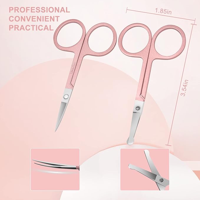 Women Manicure kit Professional sat Nail Set kit Pedicure Kit 30 in 1 Nail Clippers for Women Grooming Nail Care kit with Luxurious Travel Case Pink