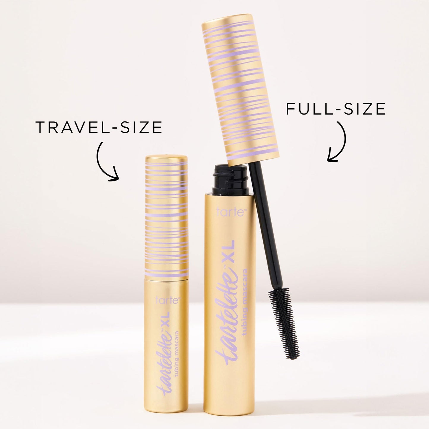 tarte tartelette XL tubing mascara – Lash Extensions in a Tube with Peptide, Extra-Bold Buildable Length & Volume, Smudge-Proof Longwear, Easy-to-Remove, Vegan & Cruelty-Free, full size, black