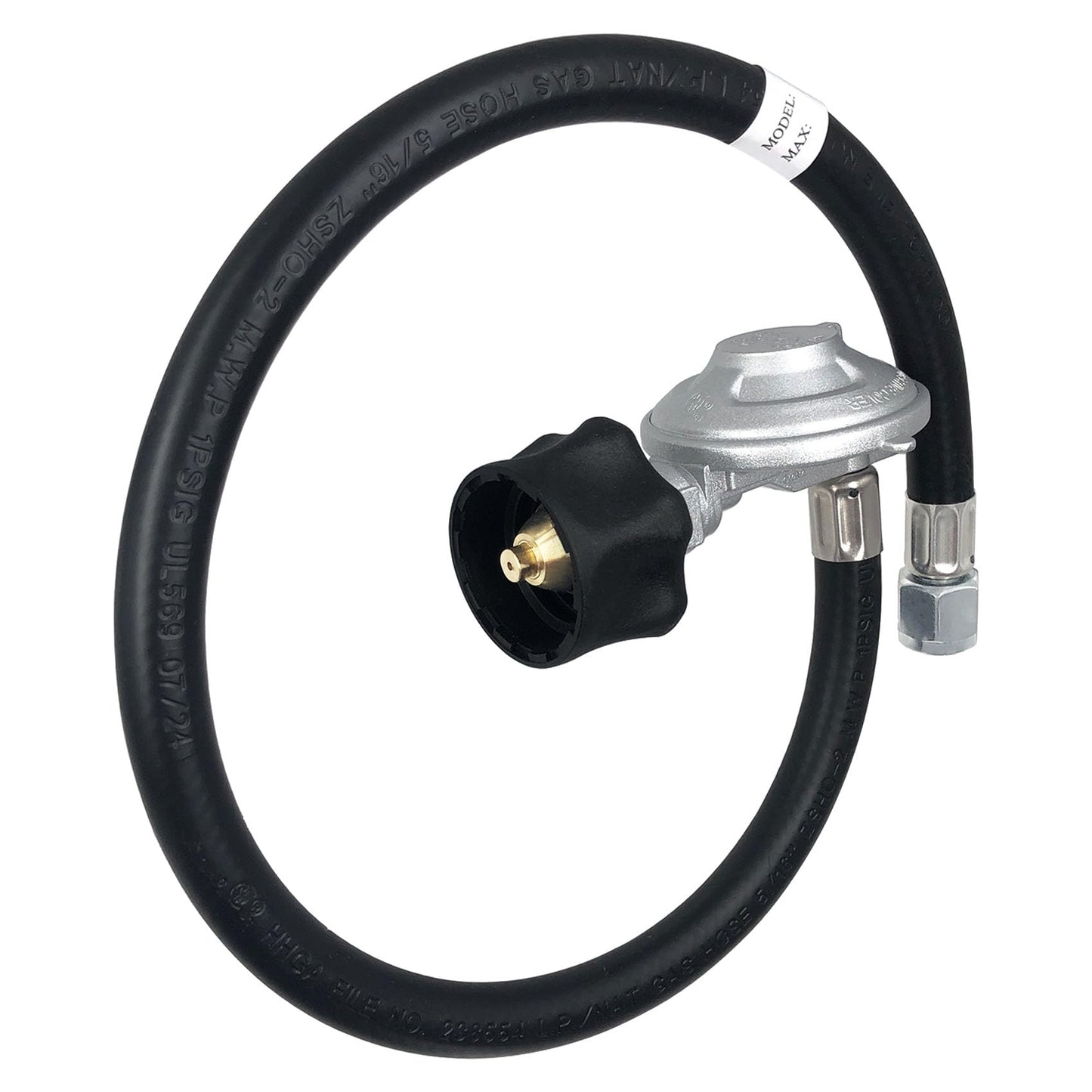 25IN for Weber Hose and Regulator Kit, for Weber Genesis/Spirit/Summit I/II Grill Regulator Replacement, Includes 200/210/300/310/330, Silver/Gold Series, for Weber Gas Grills Parts 7627 67069 69891