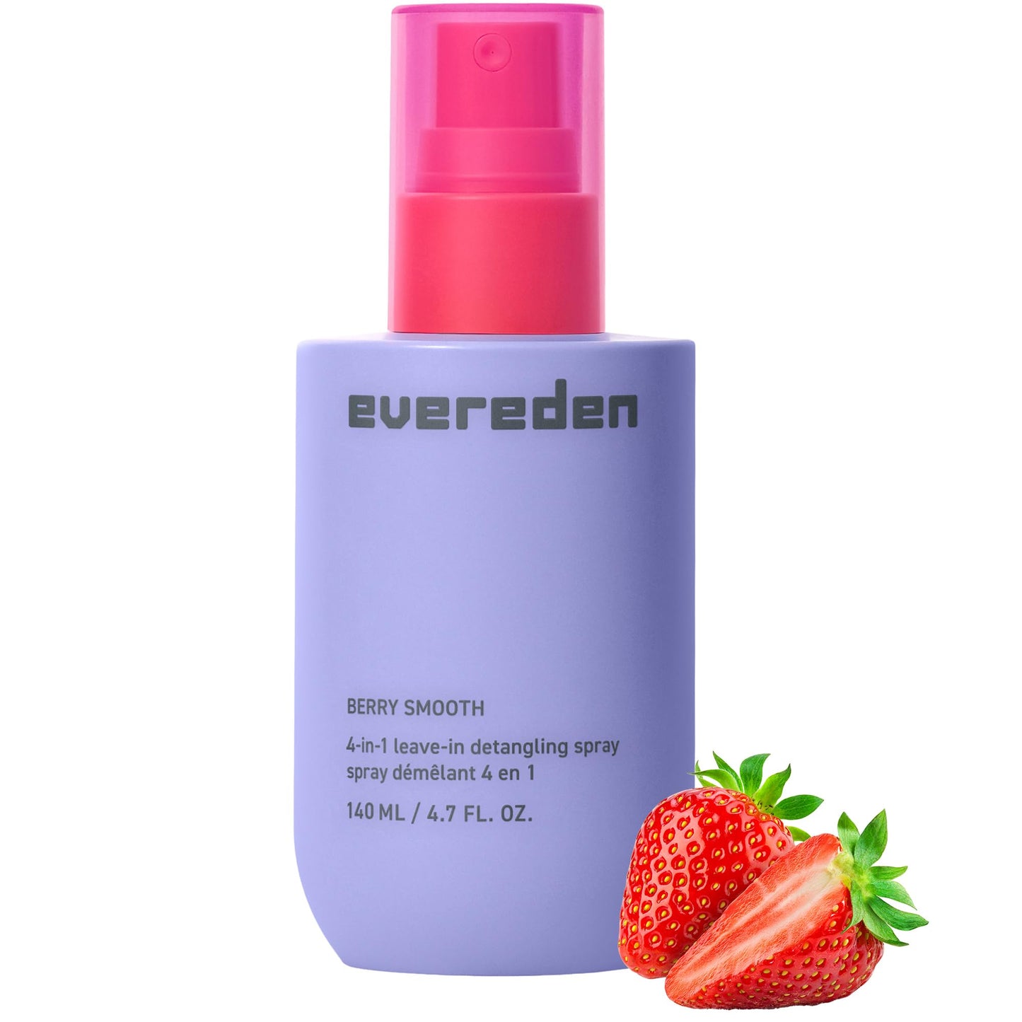 Evereden Kids Detangler Spray: 4-in-1 Leave-In Hair Spray | Detangle, Moisturize & Fight Frizz | Easily Tackle Even the Toughest Knots | Clean & Vegan All types of Hair Product for Kids