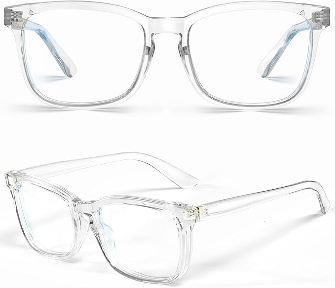 Blue Light Glasses for Women Men Square Computer Glasses Anti Glare UV Blocking Vita