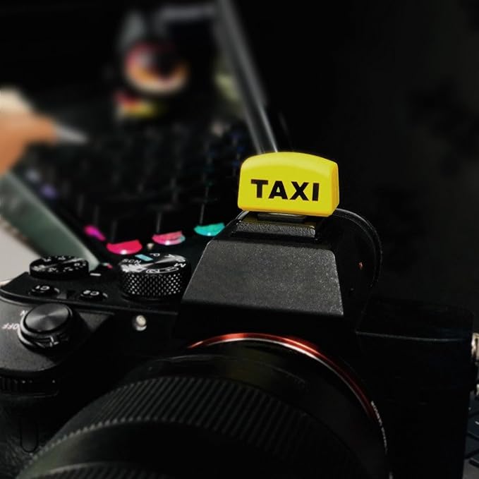 2 Pcs Camera Hot Shoe Boot Cover Cap Protector for Sony Canon Nikon (Taxi)