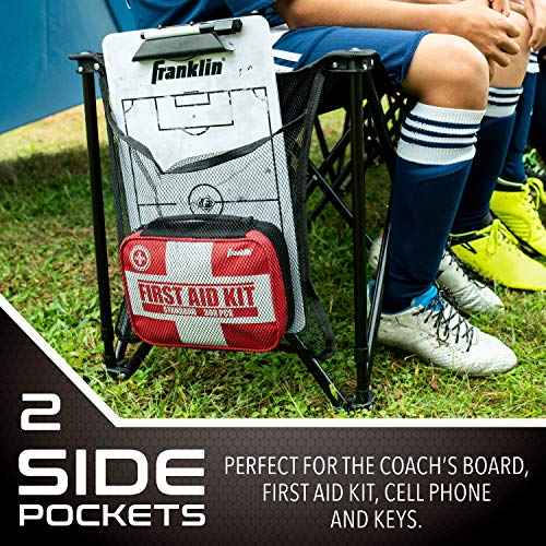Franklin Sports Sideline Team Bench ? 6 Person ? Collapsible Sport Bench ? No Assembly ? Instant Seating ? All Sport ? Soccer ? Lacrosse ? Football ? Heavy Duty