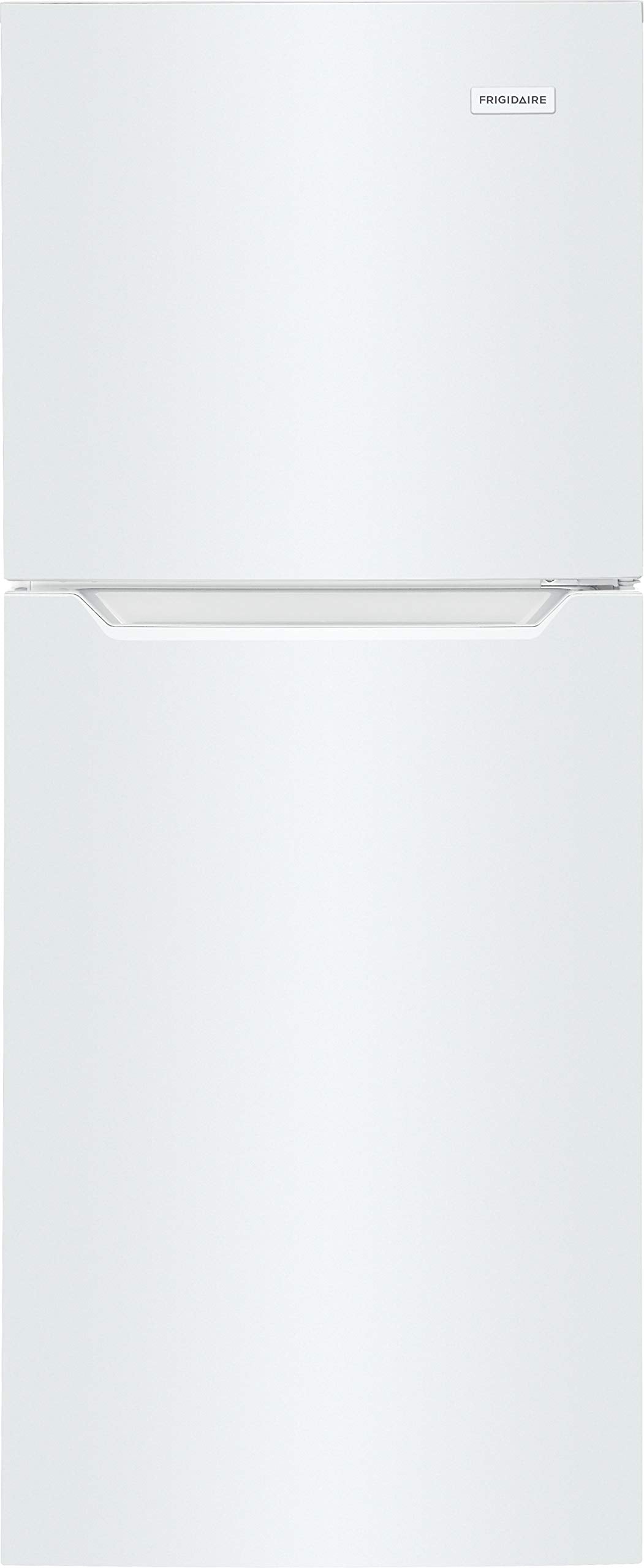 Frigidaire 10.1 Cu. Ft. Compact ADA Top Freezer Refrigerator in White with Electronic Control Panel, Reversible Door Swing, ENERGY STAR