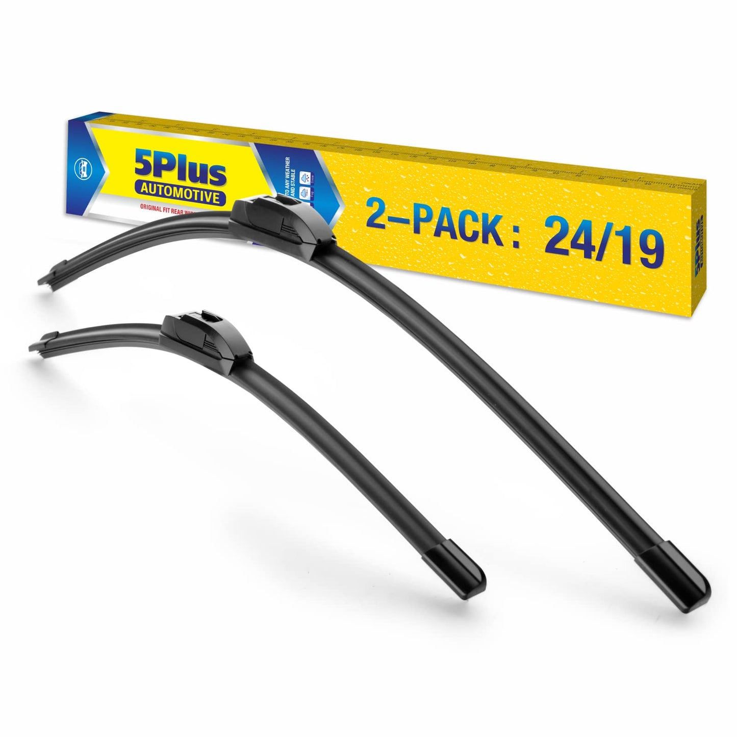 24"+19" Windshield Wiper Blades Replacement For Ford Fusion 2012 2011 2010 2009 2008 2007 2006/Chevy Equinox 09-05 Impala 21-14 Malibu 15-13/Dodge Journey 2020-2008,Windshield Wiper Blades For My Car