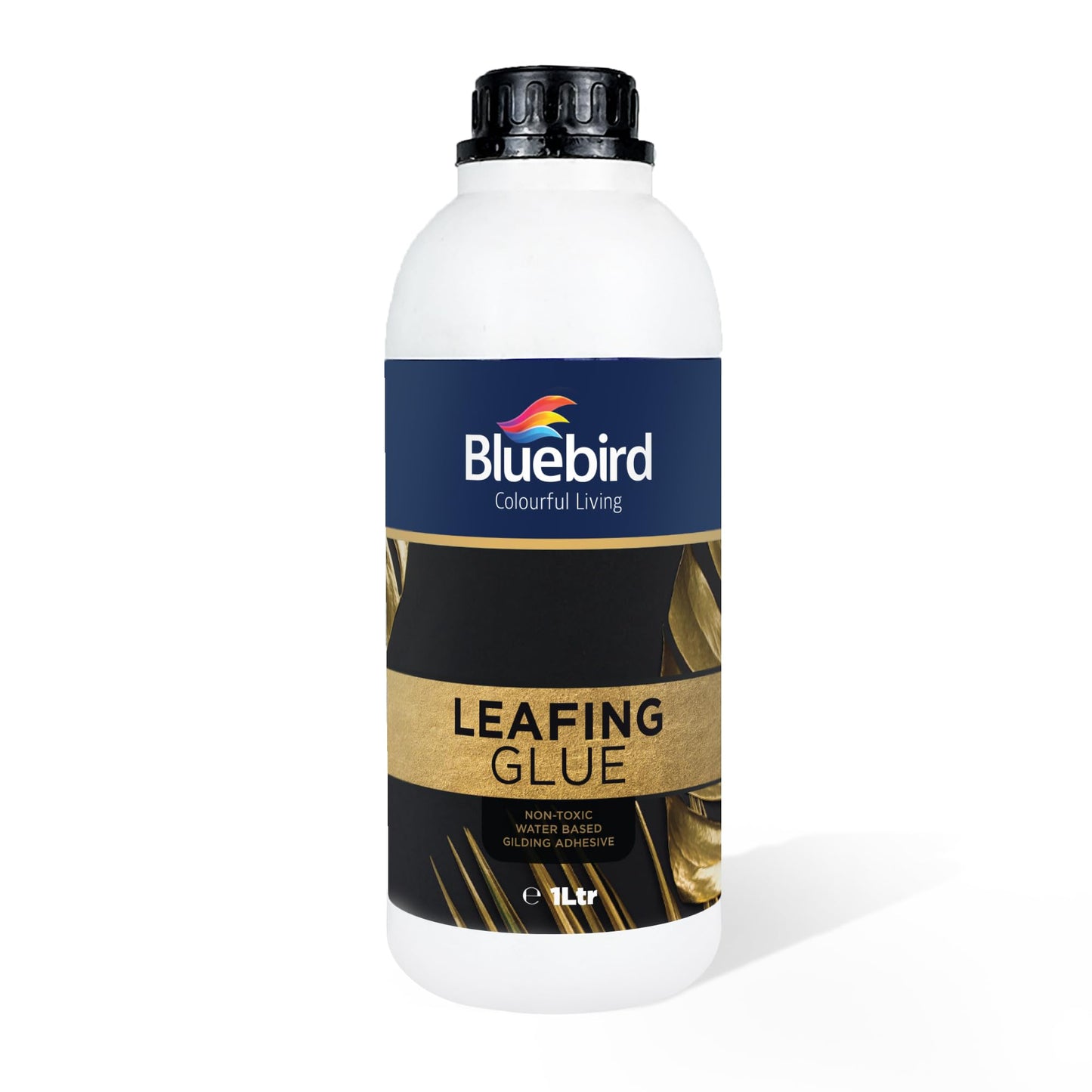 Bluebird Gold Leaf Adhesive 33.8 Fl Oz / 1 Liter Gilding Adhesive, Leafing Glue for Art and Craft