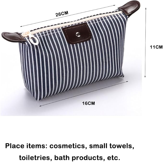 2 Pack Make Up Bag for Traveling,Preppy make up bag,Toiletry Bag,Nylon Cosmetic Bag,Light Pink Makeup Bag,Skin Care Bag，Tiny Makeup Bag