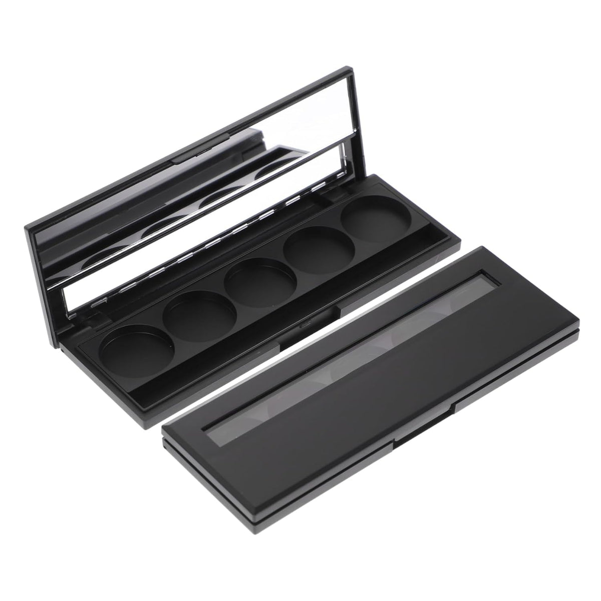2Pcs 5 makeup pallet eyeshadow pans magnetic empty Palette Containers makeup container Eyeshadow Empty Case sample containers Eyeshadow Case cosmetic makeup powder travel