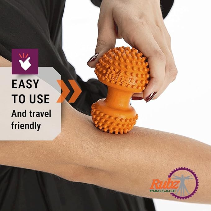 Due North Industrial Foot Rubz Full Body Massage Tool - Relieves Tension, Pain and Soreness in Neck, Legs, Arms, Back