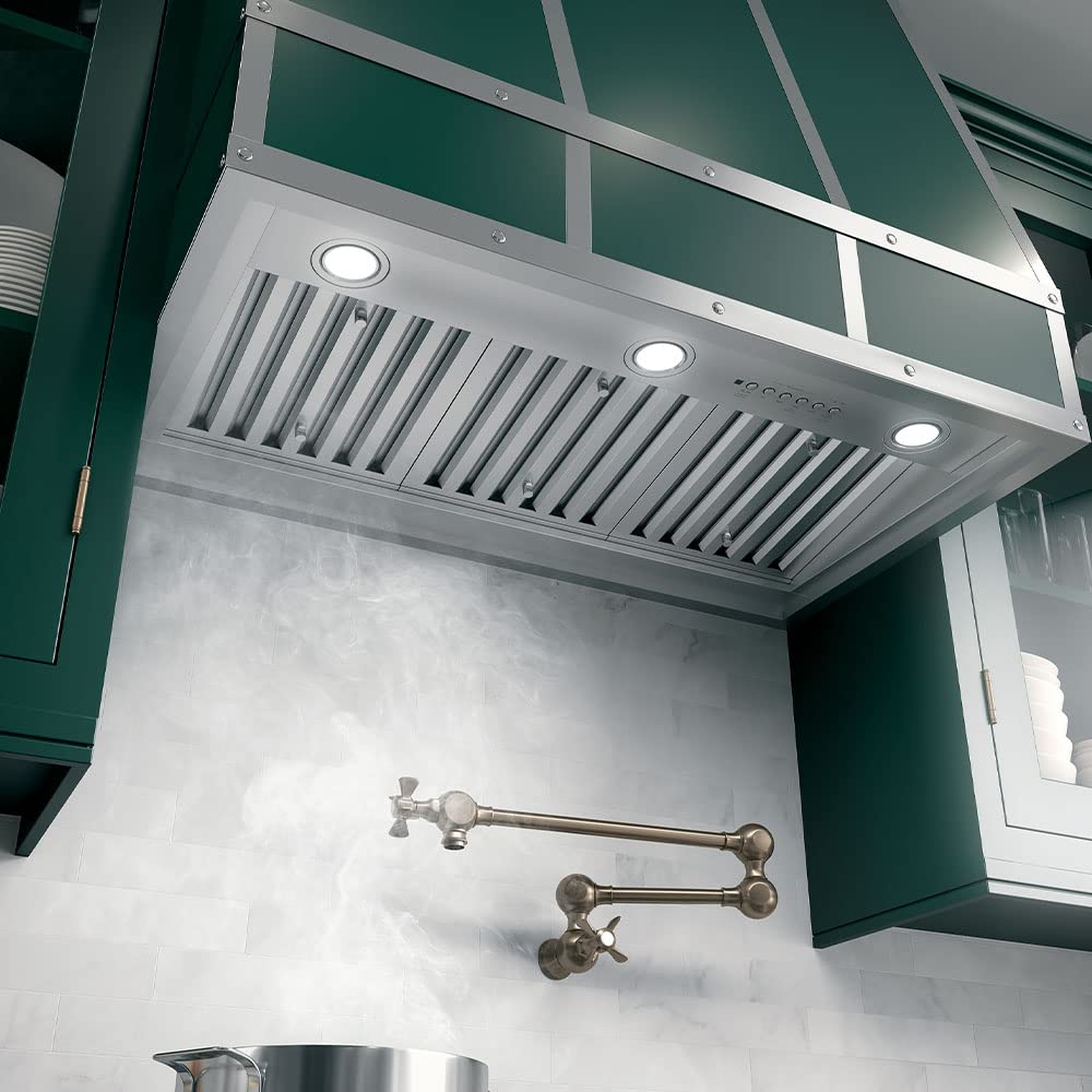 GE 36” Smart Designer Custom Insert w/Dimmable LED Lighting