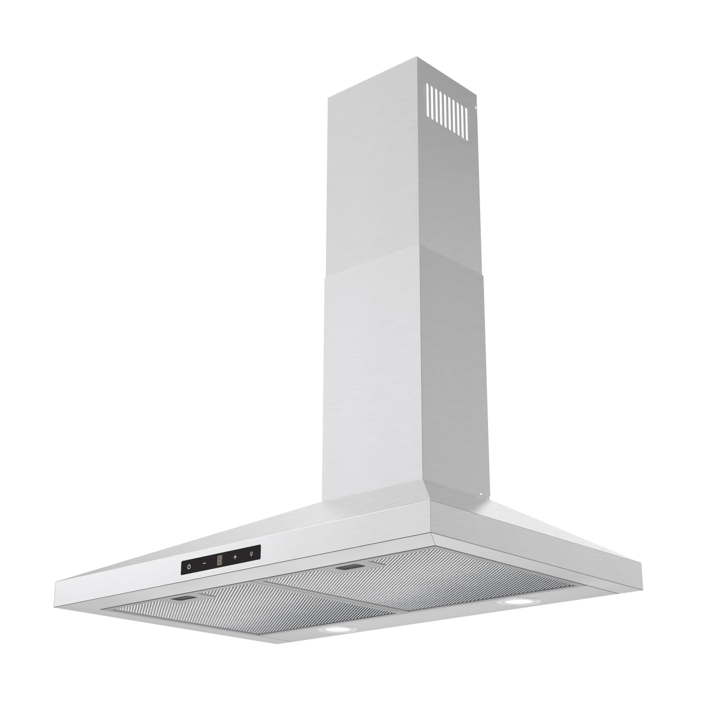 30 inch Wall Mount Range Hood, Touch Control LED Lights, 460 CFM Quiet Kitchen Stainless Steel Vent Hood with 3 Speed Exhaust Fan Ducted/Ductless Convertible, Dishwasher-Safe Baffle Filters
