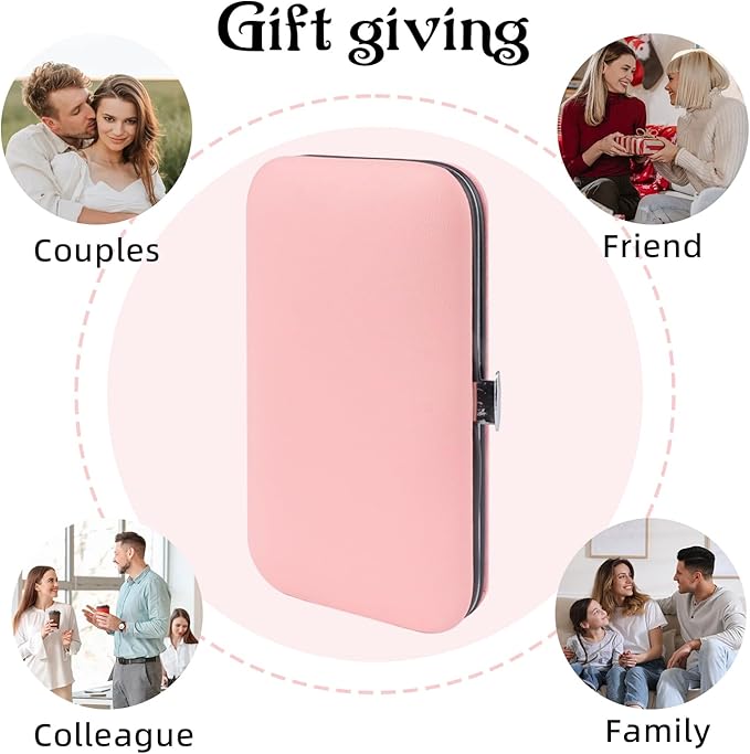 Manicure Set 8 in 1 Nail Clipper Set,RedFlow Nail Clippers,Fingernail & Toenail Clippers,Manicure Tools,Pedicure Tools,Suitable for Travel Manicure Kit,Nail Set Kit with Everything Profe (Pink)