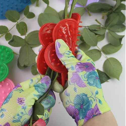 4 pcs Rose Stripper Garden Hand Tool Thorn Remover Tool Thorn and Leaf Stripping Tool