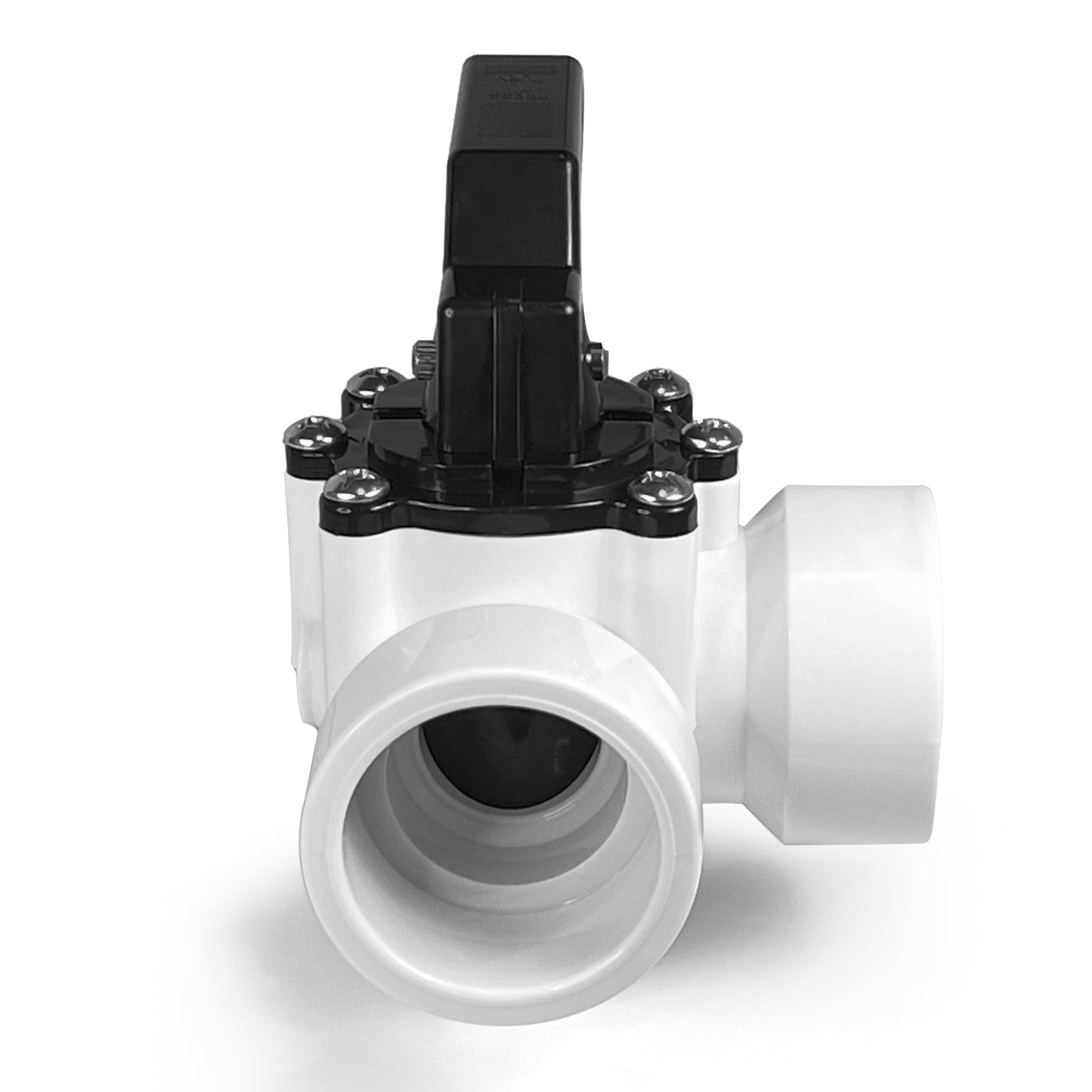 Fibropool Swimming Pool Diverter Valve - 1 1/2 Inch - 3 Way - Replacement Slip Valve for Pools and Spas White