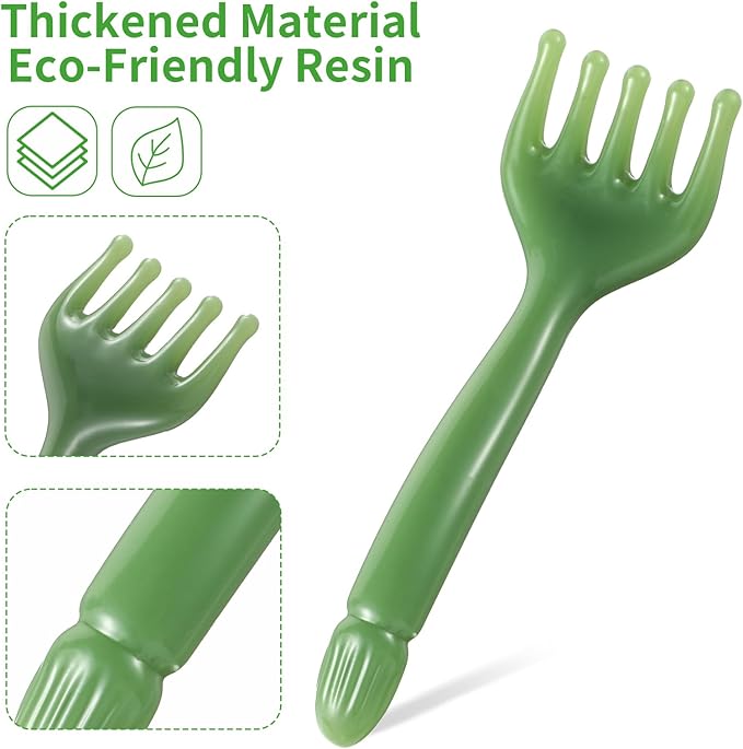 2Pcs Head Massager Manual Hair Scalp Massager Gua Sha Five Claw Massage Tool Comb Portable Handheld Resin Relax Tool for Father's Day Mother's Day Gifts (Pink Purple; Green)
