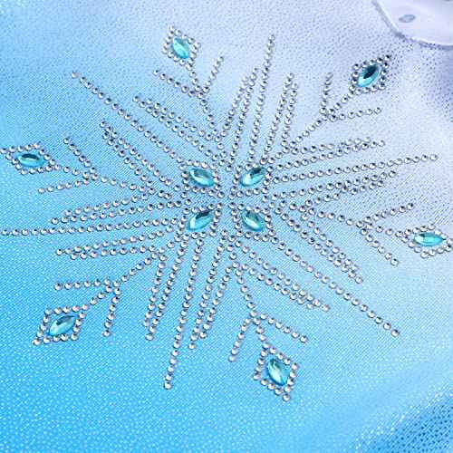 EQSJIU Ballet Leotard for Girls Dance Gymnastics Toddler Sparkly Dance Dresses Outfits Tutu Skirted Leotard Kids 1-10 Years