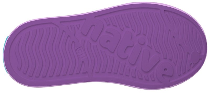 Native Shoes Unisex-Kids Jefferson Sneakers, Gossip Purple/Lavender Purple, 5 Toddler