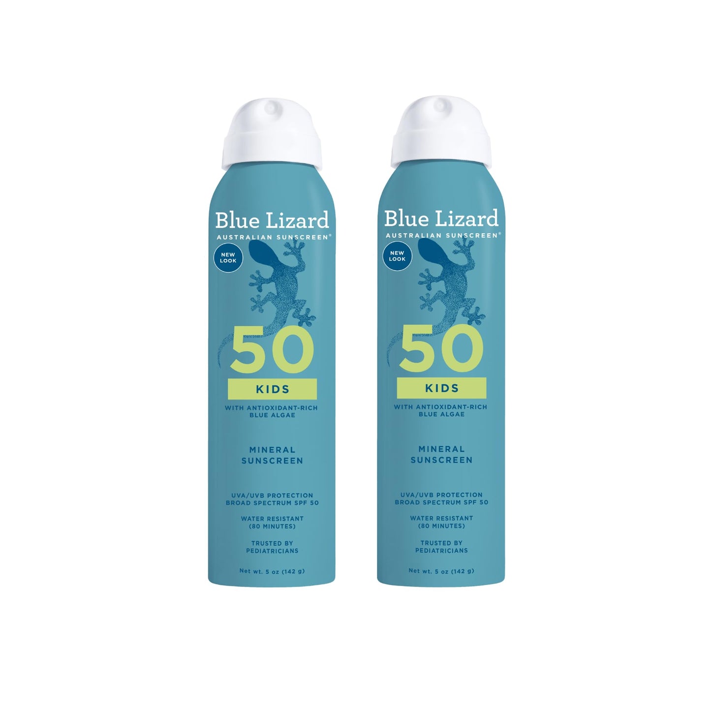 BLUE LIZARD Sunscreen SPF 50+ Spray | Kids | 5 Fl Oz | Pack of 2