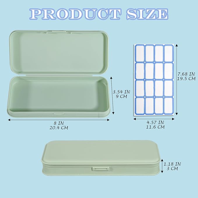 4 Pieces Plastic Storage Personal Box for Nail, Nail Implement Storage Box Organizer Case Manicure Tool Box for Nail Pedicure Supply Tools (B-multicolor)