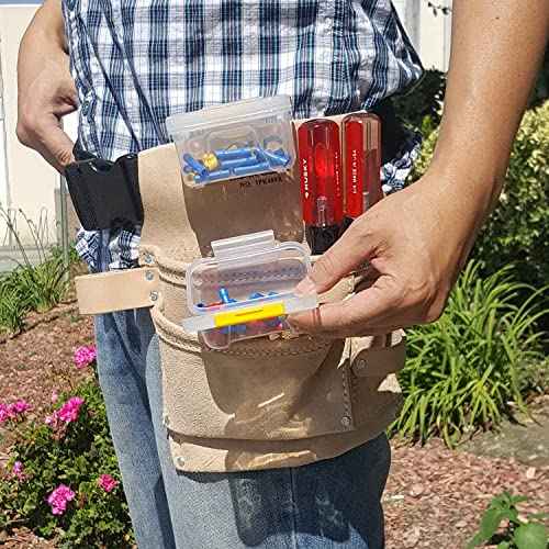 WorkVanEquipment Hardware Case Tackle Box storage with Patented Removable Compartment Organizer for Screws, Nuts, and Bolts, WVE9410