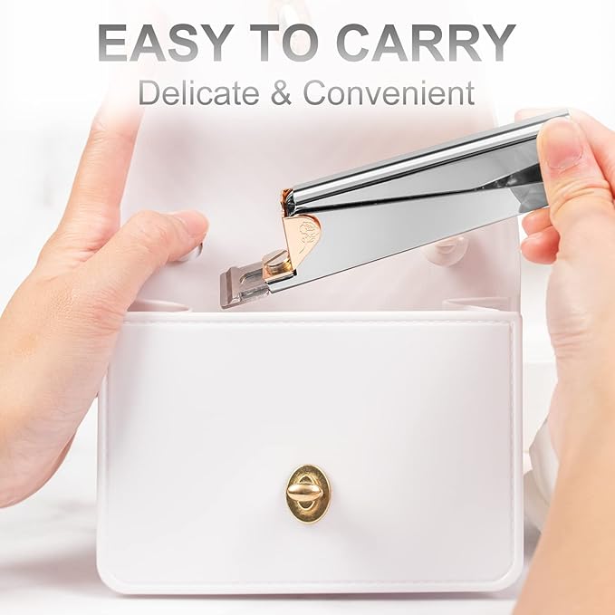 Nail Clippers for Acrylic Nails, Silver Premium Stainless Steel Fake False Acrylic Nail Cutter, Sharp Blade Nail Manicure Nail Tips Clipper for Salon Home DIY Nail Art Beauty Design by GA&EN