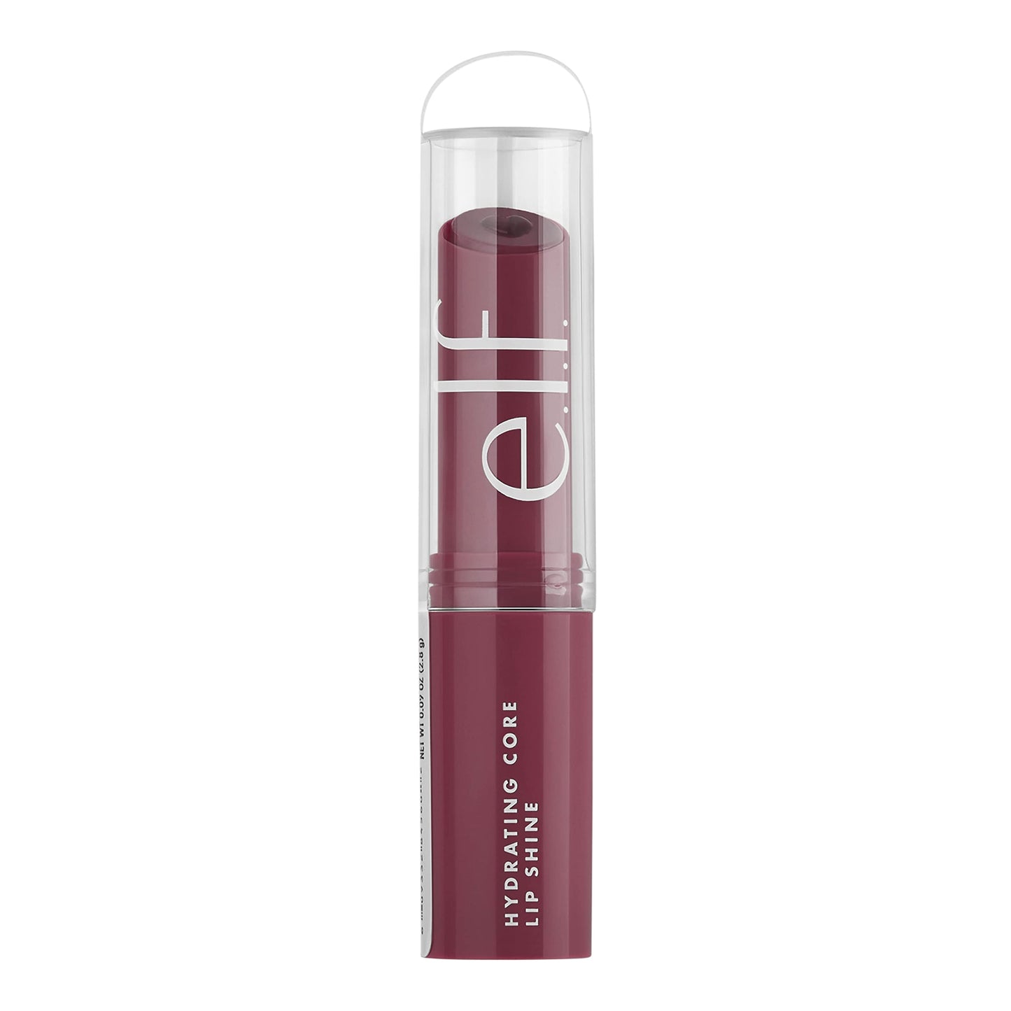 e.l.f. Hydrating Core Lip Shine, Conditioning & Nourishing Lip Balm, Sheer Color Tinted Lip Moisturizer, Blissful, 0.09 Oz