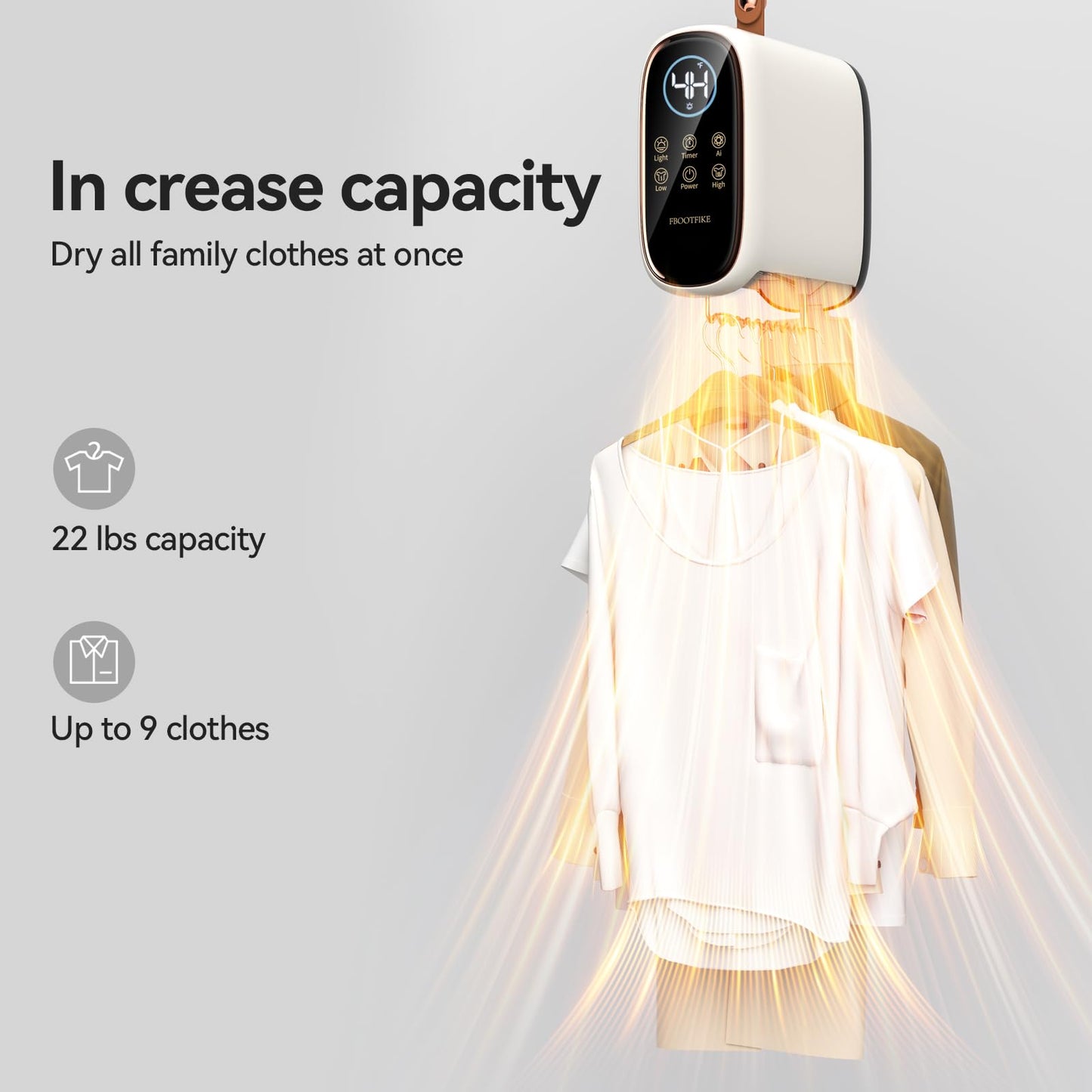Portable Clothes Dryers for Laundry Apartments, No-Installation Faster Mini Dryer for Clothes, Compact Electric Clothes Dryer Machine Apartment, RV, Travel, Home Use
