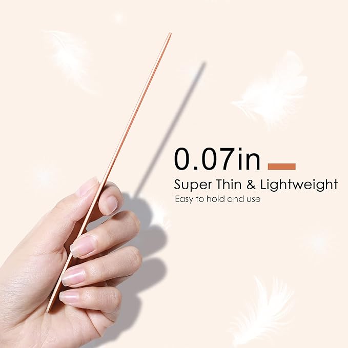 Canvalite Nail File Large Emery Boards for Nails, 180 Grit Nail Files for Natural Nails, Thin Emory Nail File Pack Manicure Tool for Home Use 25PCS
