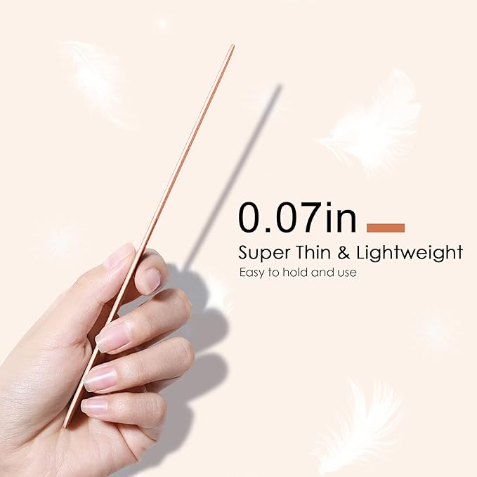 Canvalite Nail File Large Emery Boards for Nails,180 Grit Nail Files for Natural Nails, Thin Emory Nail File Pack Manicure Tool for Home Use 100PCS