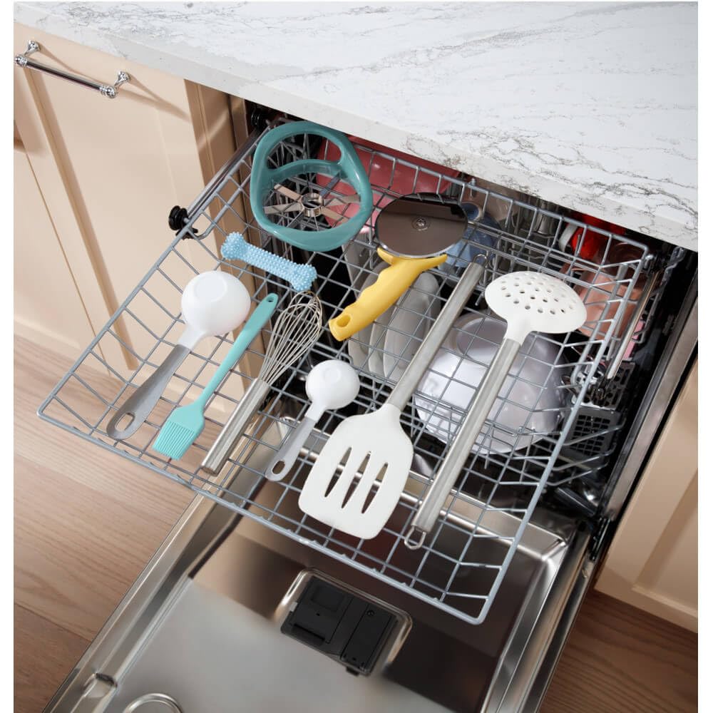GE GDT650SYVFS 24 in. Top Control Built-in Tall Tub Dishwasher in Fingerprint Resistant Stainless with Dry Boost, 3rd Rack, and 47dBA