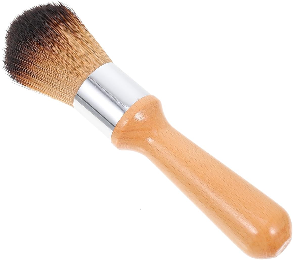 Didiseaon Wooden Handle Cleaning Brush Soft Bristle Dust Removal for Jade Ware Musical Instruments Maintenance Tool, 6.1 Inch