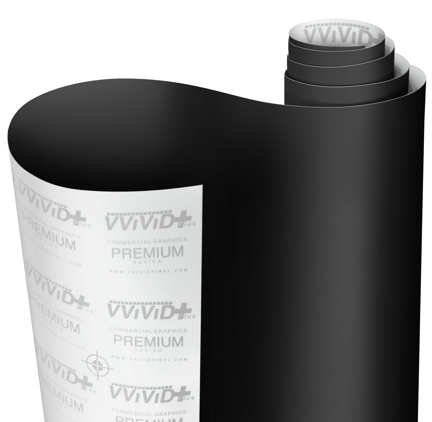 Black Matte Car Wrap Vinyl Roll with Air Release 3MIL-VViViD8 (13ft x 5ft)