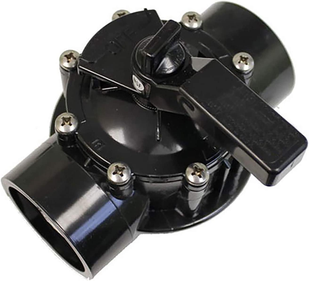 ATIE 2-Port/3-Port Pool Valve Rebuild Complete Kit Compatible with Jandy 2-way/3-way 4715, 4716, 4717 Valve and Gray Valves with Diverter Valve 4720, Cover 4606, Handle 7433 (2 Pack)