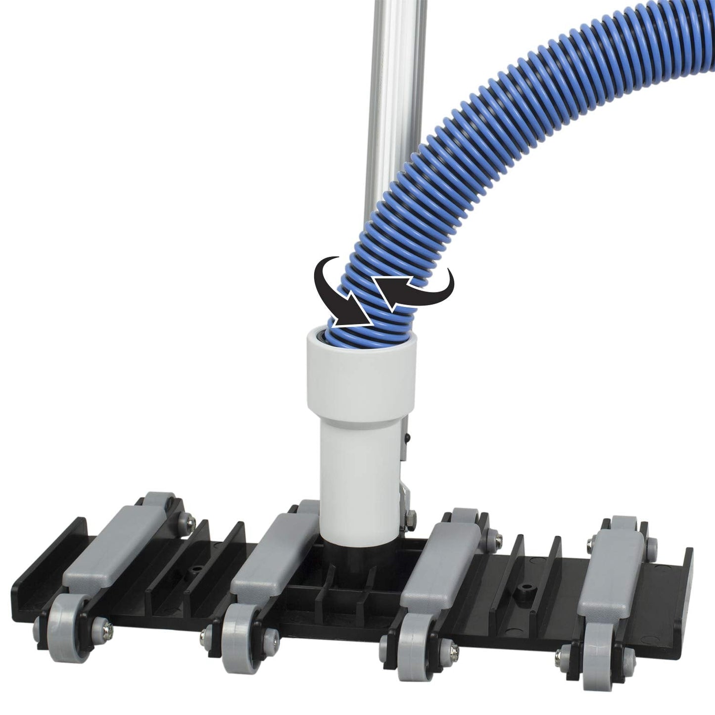 Poolmaster Manual Pool Vacuum Hose, 50 Ft x 1-1/2” for Inground & Above Ground Pools, Not for Automatic Cleaners, Kink-Free, Heavy Duty Pool Cleaner Hose with Swivel Cuff – Made in USA