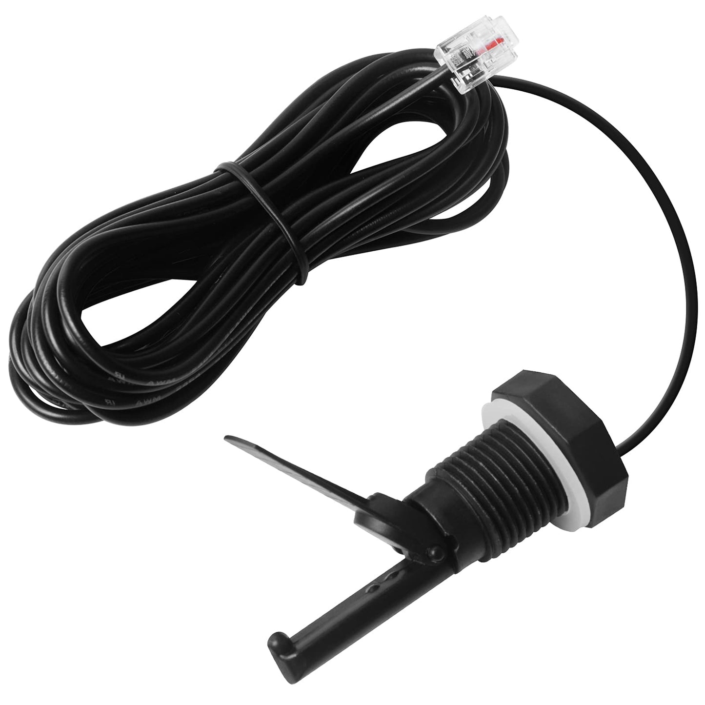 Flow Switch for Hayward,Replacement for GLX-FLO-RP,Flow Switch for Hayward Goldline Aquarite Salt System,Pool Flows Sensor for Hayward Salt Cell and Chlorine Generators,Assembly Kit w/Tee &15ft Cable