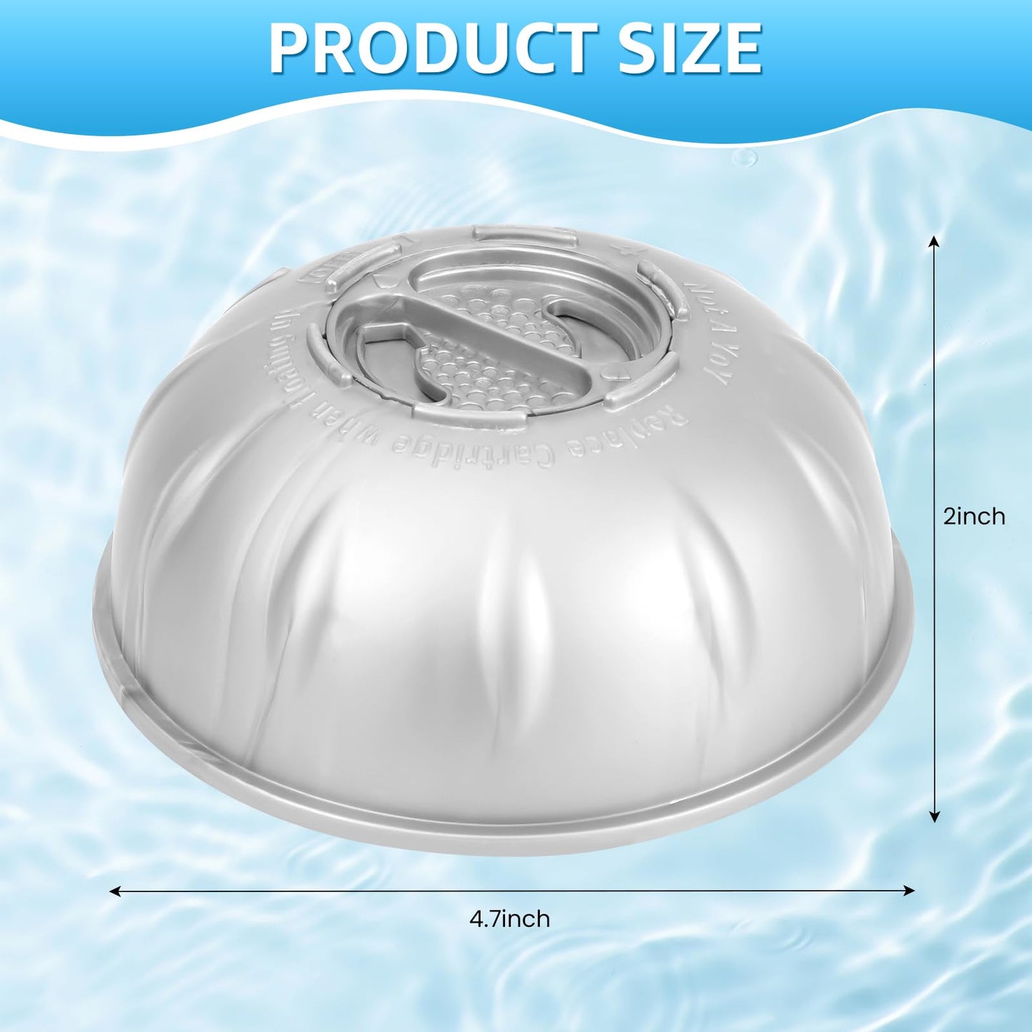 wixseed Hot Tub Cartridges Copmatible with Frog Ease Floating System Ideal up to 600 Gallons,4 Packs-Pro Series