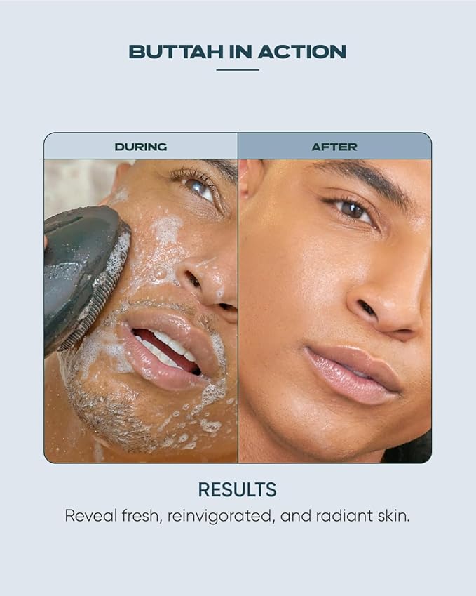 Buttah Skin by Dorion Renaud Buttah Vibe Cleansing Brush with Stand Ã¢ÂÂ New & Improved Technology for Deep Cleansing & Gentle Exfoliation - Sonic Pulsating Face Brush - 2-Speed for Men & Women