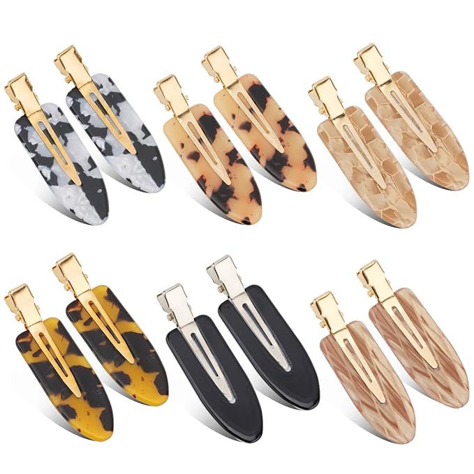 Canitor No Crease Creaseless Hair Clip for Women Neutral No Bend Hair Clips for Makeup Styling Accessories Alligator Barrettes Bangs Flat Clips Tween Teen Girls Gifts Trendy Stuff Stocking Stuffers