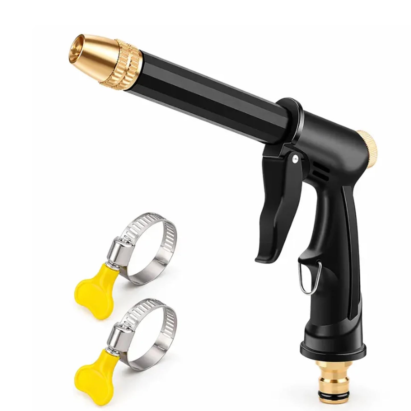 Powerful High-Pressure Home Car Wash & Garden Sprayer, Home High-Pressure Car Wash Water Gun with Booster Nozzle and Hose, Powerful High-Pressure Water Gun for Car Cleaning (Water Gun-B)
