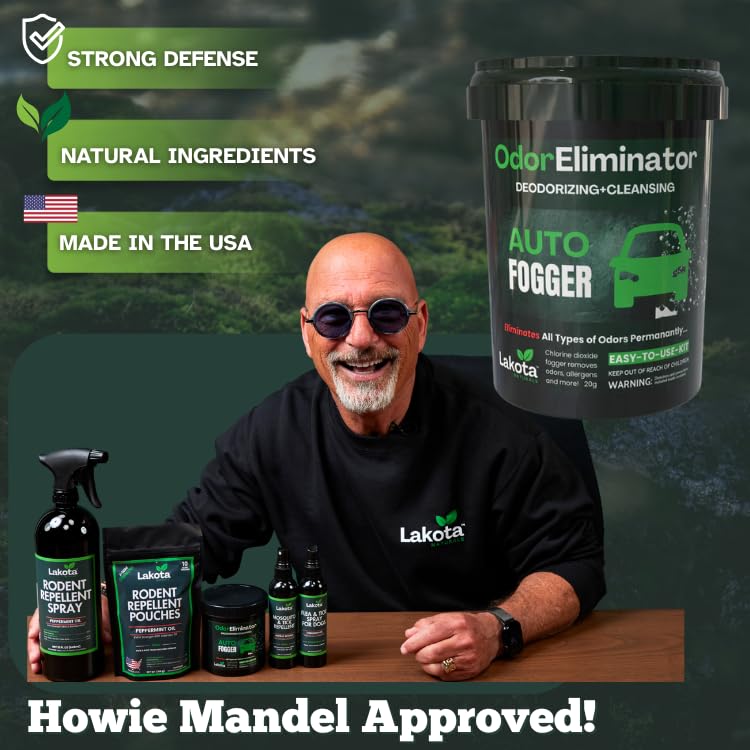 Chlorine Dioxide Fogger Deodorizing Kit, Car Bomb Odor Eliminator, Smoke Smell Remover For Car, Scent Bomb Air Freshener & Deodorizer. Easy to Use Kit Eliminates All Kinds of Odors!