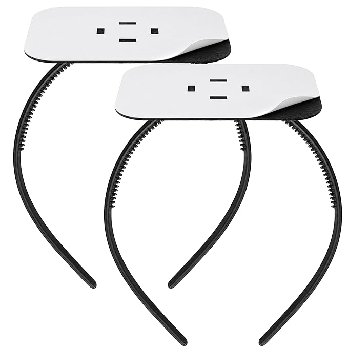 2 Pack of Graduation Cap Headband Secures Decorations Holder Grad Cap Headband Insert Hat Anti-Slip Accessories for Graduates Gift